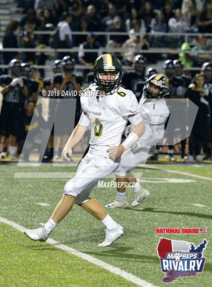 Thumbnail 2 in Placer @ Lincoln (2018 MaxPreps Rivalry Series) photogallery.