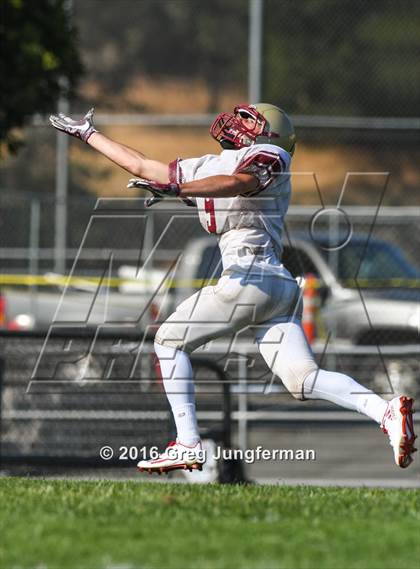 Thumbnail 3 in Justin-Siena @ Cardinal Newman (Scrimmage) photogallery.