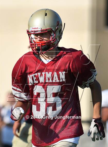 Thumbnail 3 in Justin-Siena @ Cardinal Newman (Scrimmage) photogallery.