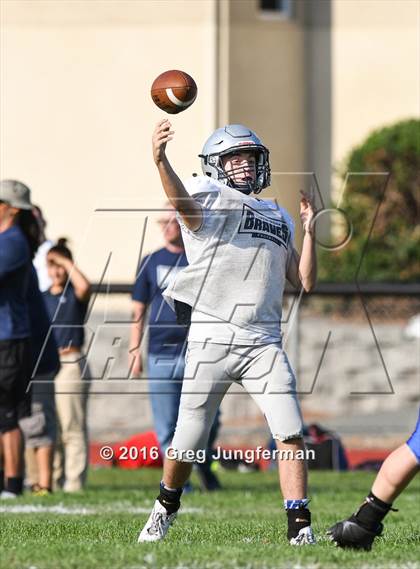 Thumbnail 1 in Justin-Siena @ Cardinal Newman (Scrimmage) photogallery.
