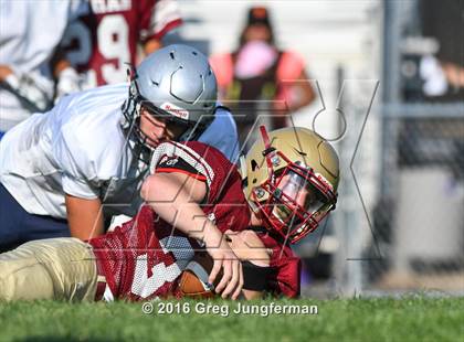 Thumbnail 3 in Justin-Siena @ Cardinal Newman (Scrimmage) photogallery.