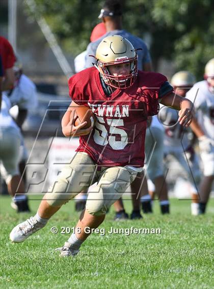 Thumbnail 3 in Justin-Siena @ Cardinal Newman (Scrimmage) photogallery.