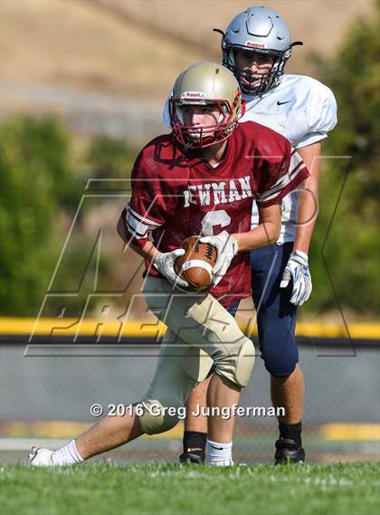 Thumbnail 1 in Justin-Siena @ Cardinal Newman (Scrimmage) photogallery.