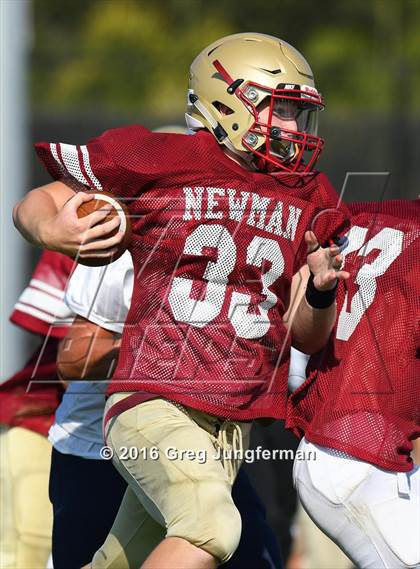 Thumbnail 2 in Justin-Siena @ Cardinal Newman (Scrimmage) photogallery.