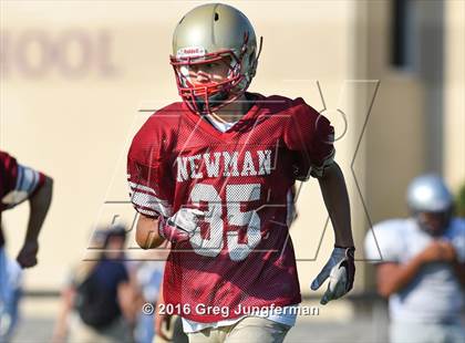 Thumbnail 1 in Justin-Siena @ Cardinal Newman (Scrimmage) photogallery.