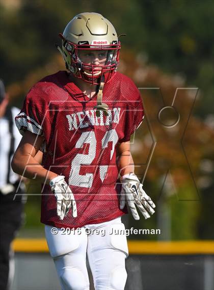Thumbnail 2 in Justin-Siena @ Cardinal Newman (Scrimmage) photogallery.