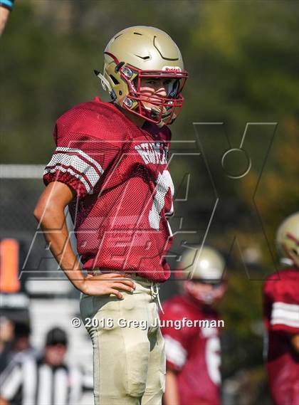 Thumbnail 1 in Justin-Siena @ Cardinal Newman (Scrimmage) photogallery.