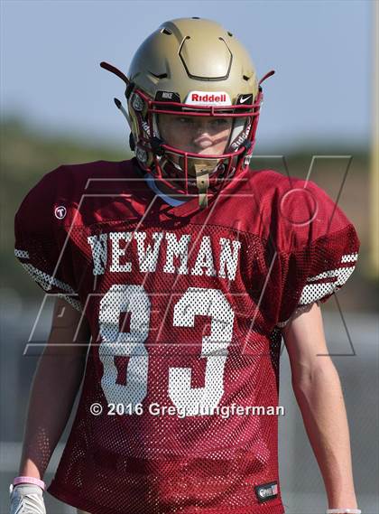 Thumbnail 3 in Justin-Siena @ Cardinal Newman (Scrimmage) photogallery.