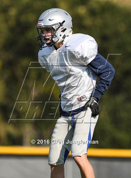 Thumbnail 1 in Justin-Siena @ Cardinal Newman (Scrimmage) photogallery.