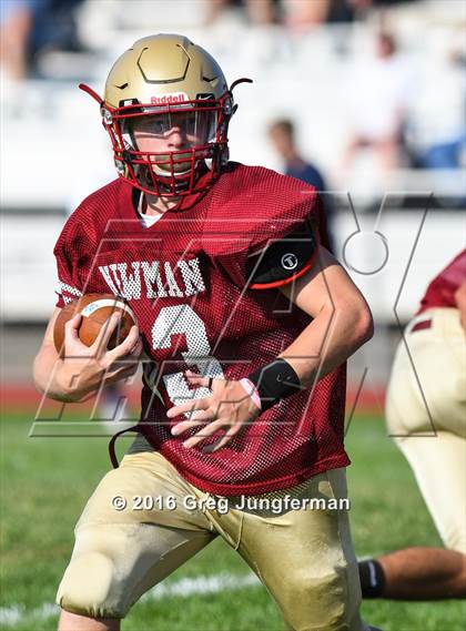 Thumbnail 3 in Justin-Siena @ Cardinal Newman (Scrimmage) photogallery.