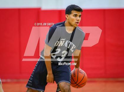 Thumbnail 3 in Onate vs. Goddard (Albuquerque Academy Joe Armijo Basketball Classic) photogallery.