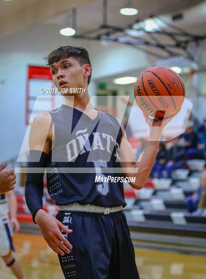 Thumbnail 3 in Onate vs. Goddard (Albuquerque Academy Joe Armijo Basketball Classic) photogallery.