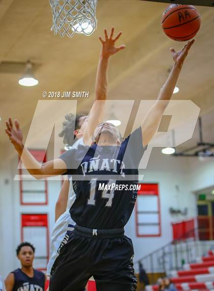 Thumbnail 1 in Onate vs. Goddard (Albuquerque Academy Joe Armijo Basketball Classic) photogallery.