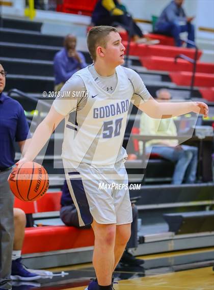 Thumbnail 1 in Onate vs. Goddard (Albuquerque Academy Joe Armijo Basketball Classic) photogallery.