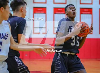 Thumbnail 2 in Onate vs. Goddard (Albuquerque Academy Joe Armijo Basketball Classic) photogallery.