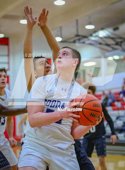 Thumbnail 2 in Onate vs. Goddard (Albuquerque Academy Joe Armijo Basketball Classic) photogallery.