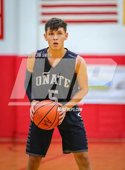 Thumbnail 2 in Onate vs. Goddard (Albuquerque Academy Joe Armijo Basketball Classic) photogallery.
