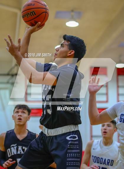 Thumbnail 3 in Onate vs. Goddard (Albuquerque Academy Joe Armijo Basketball Classic) photogallery.