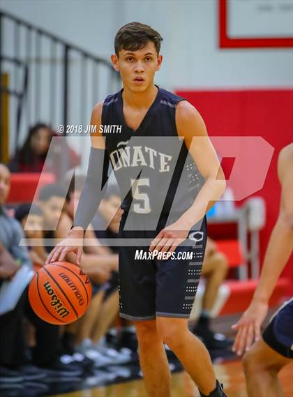 Thumbnail 2 in Onate vs. Goddard (Albuquerque Academy Joe Armijo Basketball Classic) photogallery.