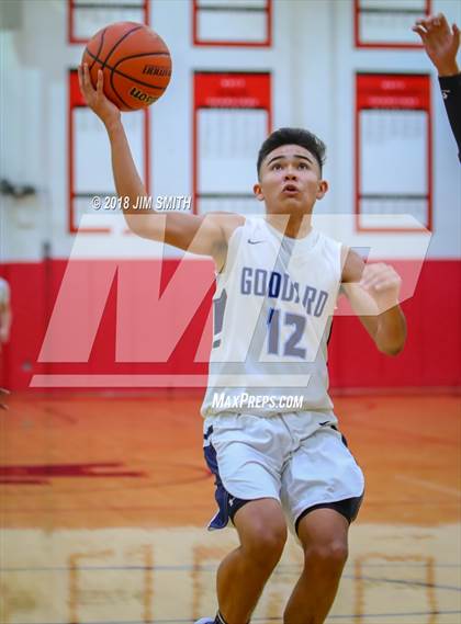 Thumbnail 2 in Onate vs. Goddard (Albuquerque Academy Joe Armijo Basketball Classic) photogallery.