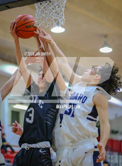 Thumbnail 1 in Onate vs. Goddard (Albuquerque Academy Joe Armijo Basketball Classic) photogallery.