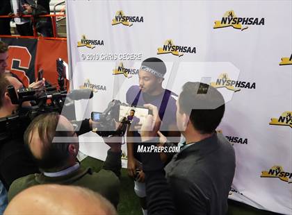 Thumbnail 2 in New Rochelle vs. McQuaid Jesuit (NYSPHSAA Class AA Championship) photogallery.