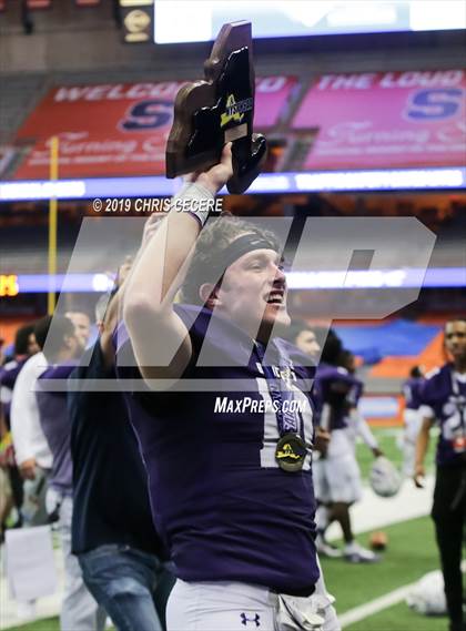 Thumbnail 2 in New Rochelle vs. McQuaid Jesuit (NYSPHSAA Class AA Championship) photogallery.