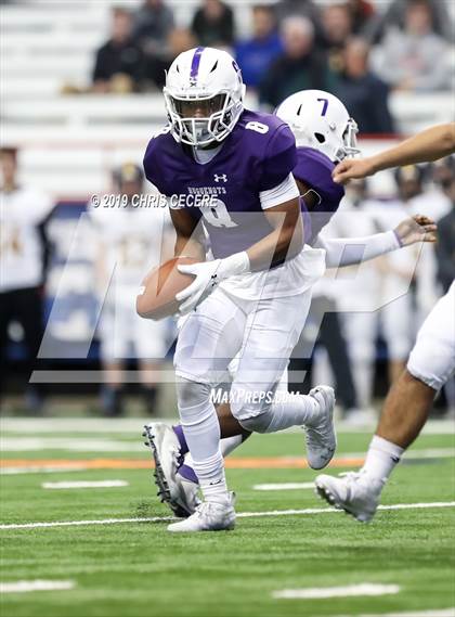 Thumbnail 2 in New Rochelle vs. McQuaid Jesuit (NYSPHSAA Class AA Championship) photogallery.