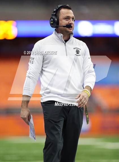 Thumbnail 3 in New Rochelle vs. McQuaid Jesuit (NYSPHSAA Class AA Championship) photogallery.