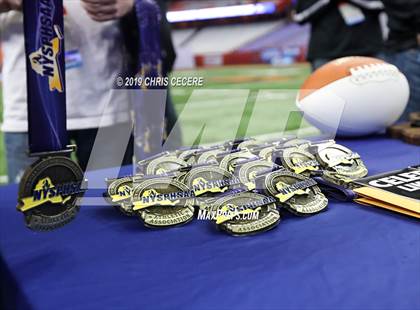 Thumbnail 2 in New Rochelle vs. McQuaid Jesuit (NYSPHSAA Class AA Championship) photogallery.