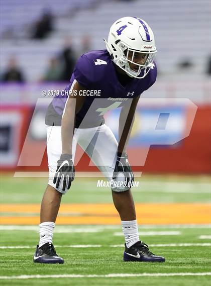 Thumbnail 3 in New Rochelle vs. McQuaid Jesuit (NYSPHSAA Class AA Championship) photogallery.