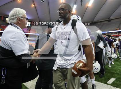 Thumbnail 3 in New Rochelle vs. McQuaid Jesuit (NYSPHSAA Class AA Championship) photogallery.