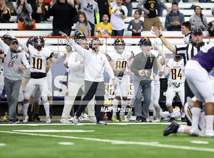 Thumbnail 2 in New Rochelle vs. McQuaid Jesuit (NYSPHSAA Class AA Championship) photogallery.