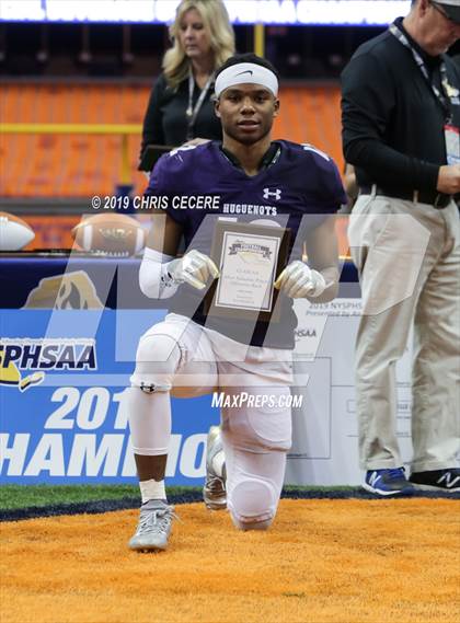 Thumbnail 1 in New Rochelle vs. McQuaid Jesuit (NYSPHSAA Class AA Championship) photogallery.