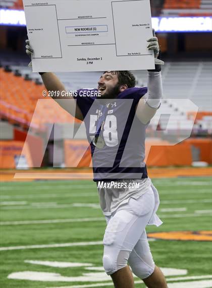 Thumbnail 3 in New Rochelle vs. McQuaid Jesuit (NYSPHSAA Class AA Championship) photogallery.
