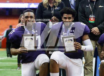 Thumbnail 2 in New Rochelle vs. McQuaid Jesuit (NYSPHSAA Class AA Championship) photogallery.