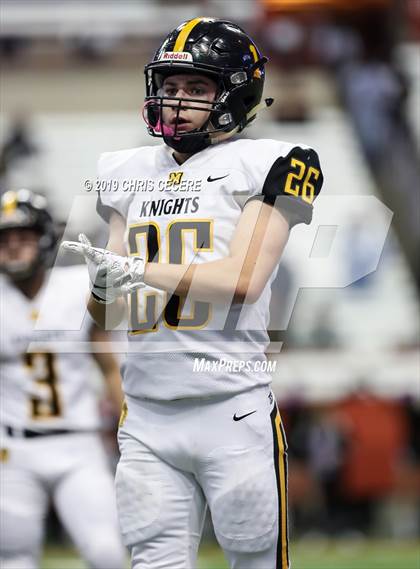 Thumbnail 2 in New Rochelle vs. McQuaid Jesuit (NYSPHSAA Class AA Championship) photogallery.