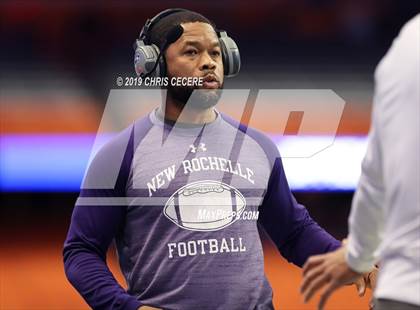 Thumbnail 1 in New Rochelle vs. McQuaid Jesuit (NYSPHSAA Class AA Championship) photogallery.
