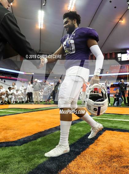 Thumbnail 2 in New Rochelle vs. McQuaid Jesuit (NYSPHSAA Class AA Championship) photogallery.