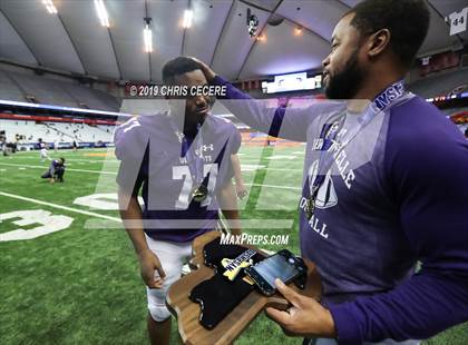 Thumbnail 1 in New Rochelle vs. McQuaid Jesuit (NYSPHSAA Class AA Championship) photogallery.
