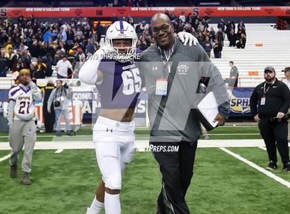 Thumbnail 3 in New Rochelle vs. McQuaid Jesuit (NYSPHSAA Class AA Championship) photogallery.