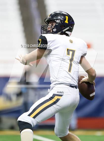 Thumbnail 2 in New Rochelle vs. McQuaid Jesuit (NYSPHSAA Class AA Championship) photogallery.