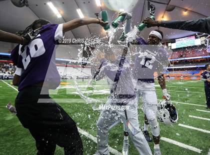 Thumbnail 2 in New Rochelle vs. McQuaid Jesuit (NYSPHSAA Class AA Championship) photogallery.