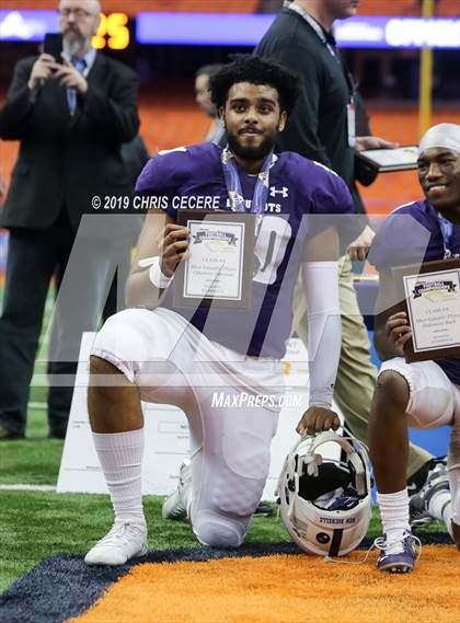 Thumbnail 1 in New Rochelle vs. McQuaid Jesuit (NYSPHSAA Class AA Championship) photogallery.