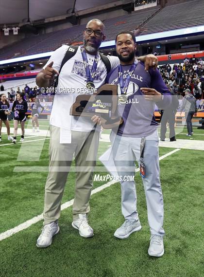 Thumbnail 2 in New Rochelle vs. McQuaid Jesuit (NYSPHSAA Class AA Championship) photogallery.