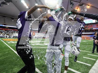 Thumbnail 1 in New Rochelle vs. McQuaid Jesuit (NYSPHSAA Class AA Championship) photogallery.