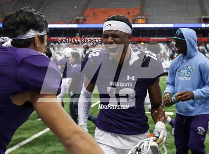 Thumbnail 2 in New Rochelle vs. McQuaid Jesuit (NYSPHSAA Class AA Championship) photogallery.