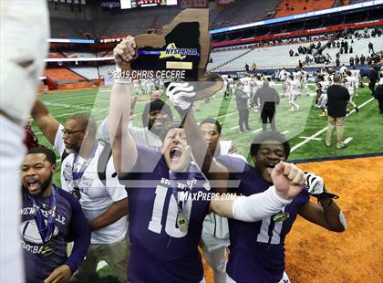Thumbnail 2 in New Rochelle vs. McQuaid Jesuit (NYSPHSAA Class AA Championship) photogallery.