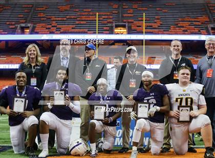 Thumbnail 3 in New Rochelle vs. McQuaid Jesuit (NYSPHSAA Class AA Championship) photogallery.