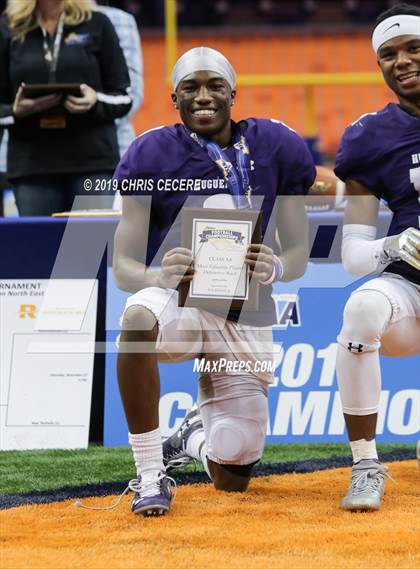 Thumbnail 2 in New Rochelle vs. McQuaid Jesuit (NYSPHSAA Class AA Championship) photogallery.